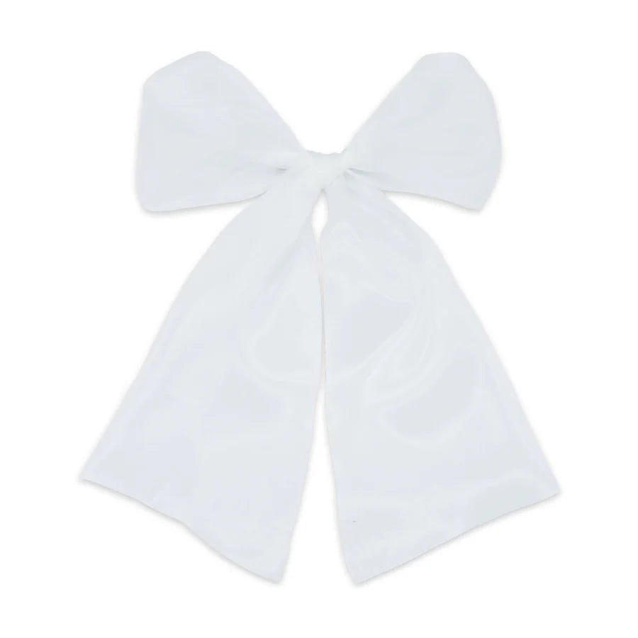 White Hair Bow XXL