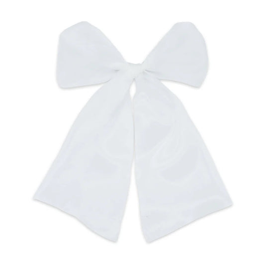 White Hair Bow XXL